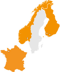 Toimipisteet kartalla